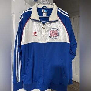 Adidas Blue NBA Detroit Pistons Track Jacket